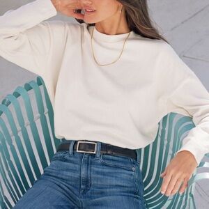 Women’s AYR The Early Mornings Long Sleeved Tee Ivory
